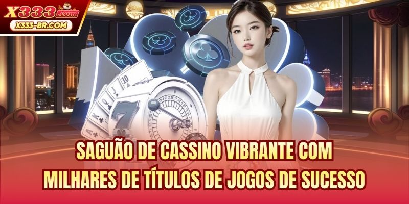 Saguão de Cassino vibrante com milhares de títulos de jogos de sucesso